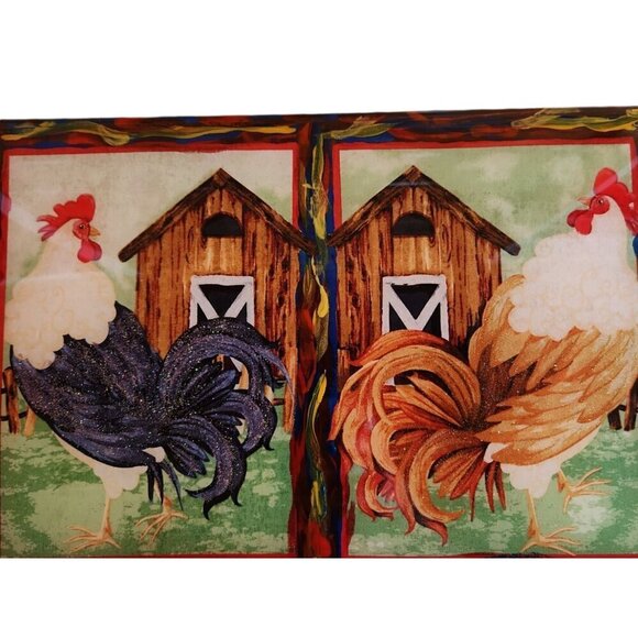 CHICKEN ROOSTER KITCHEN Trivet Tile for Country Farmhouse, Fun Serving Tray - Picture 5 of 9